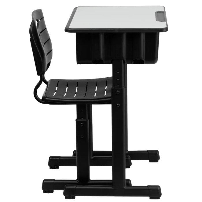 Comnenir Adjustable Height Student Desk and Chair