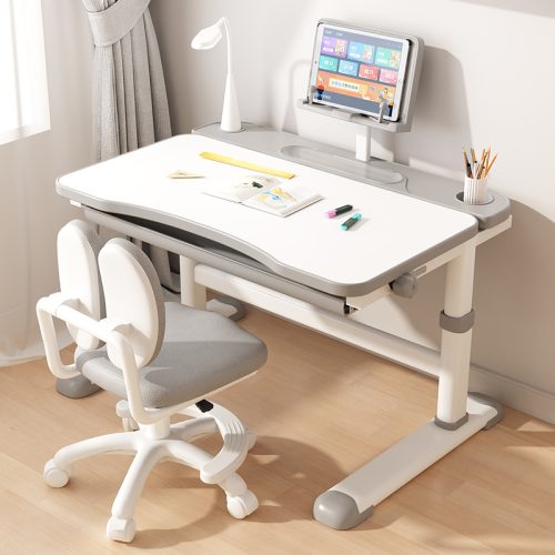 Adjustable Study Desk and Chair with Drawer