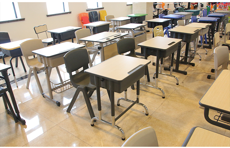 School desks and chairs