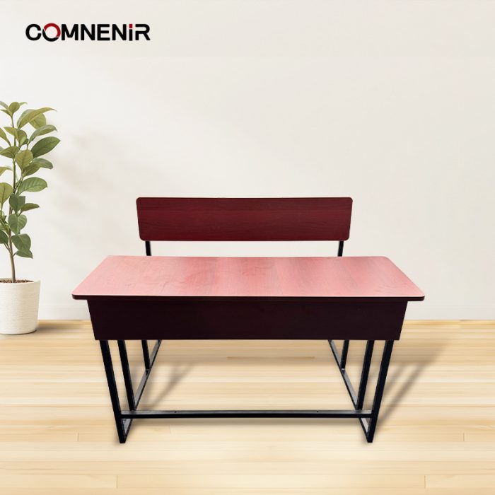 Double School Desk with Bench Seat - Image 4