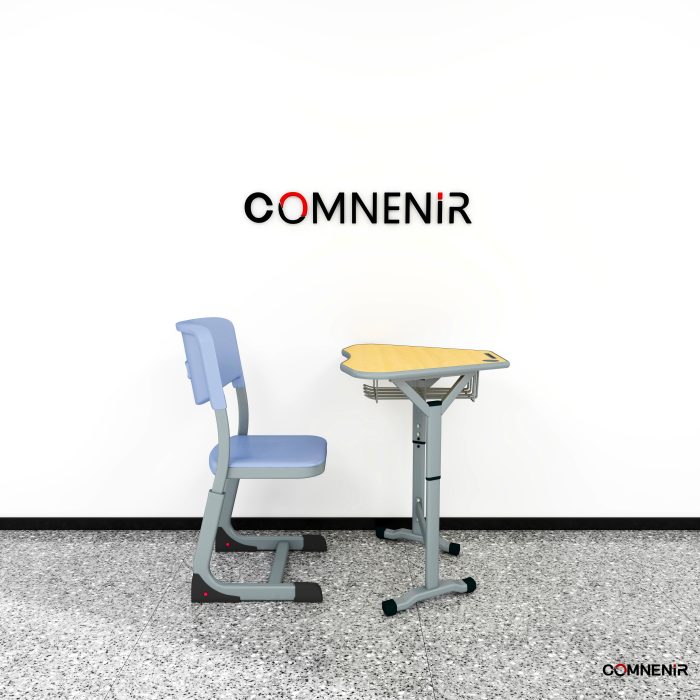 Single Student Desk and Chair with Curved-Edge Top - Image 4