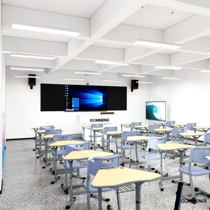 Single Student Desk and Chair with Curved-Edge Top - Image 2