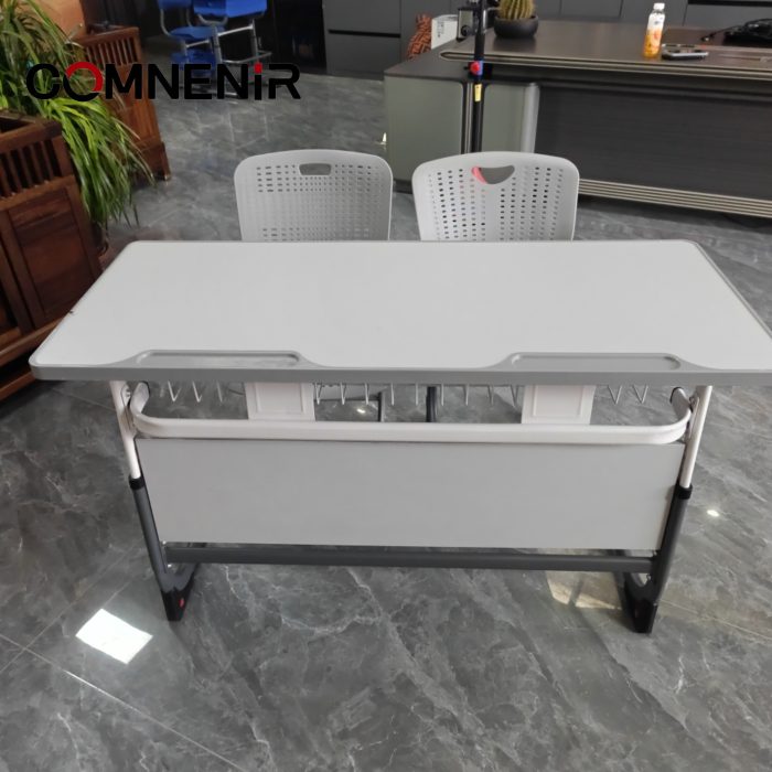 Double School Desk with Side and Front Panels — изображение 4